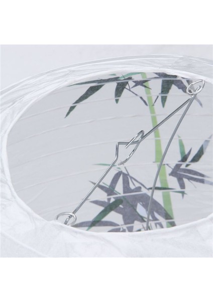 3x 40CM Lamba Gölge Kağıt Fener Oryantal Tarzı Işık Dekorasyonu Çince Desen Bambu (Yurt Dışından) fırsatları