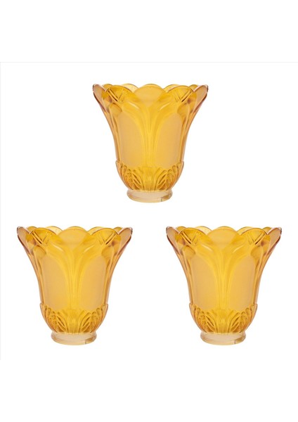 3x Tavan Fanı Avize Buzlu ve Berrak Cam Hafif Lamba Gölgesi Değişimi (Yurt Dışından) fiyatları