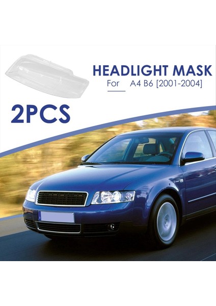 1paır Araş Far Gülteni Şeffaf Abajur Far Kapağı (Lh+Rh) 8E0941029C 8E0941029D Audi A4 Için (Yurt Dışından) fırsatları