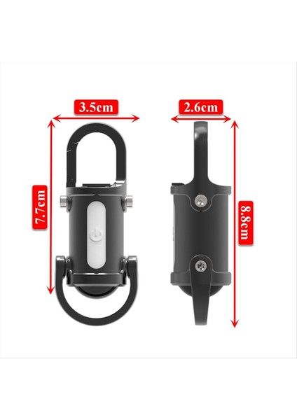 2025 Mini Torch Keychain El Feneri 3&#39 Ü 1 Flashlight &amp Power Bank &amp Keychain Acil Gücü Için Mini El Feneri (Yurt Dışından) fiyatları