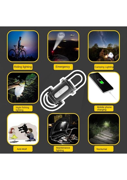 2025 Mini Torch Keychain El Feneri 3&#39 Ü 1 Flashlight &amp Power Bank &amp Keychain Acil Gücü Için Mini El Feneri (Yurt Dışından) fırsatları