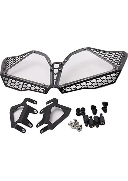 Suzuki V-Storm DL650 12-16 Motosiklet Cnc Modifiye Grille Far Kapağı Trim Kapağı Şeffaf (Yurt Dışından)