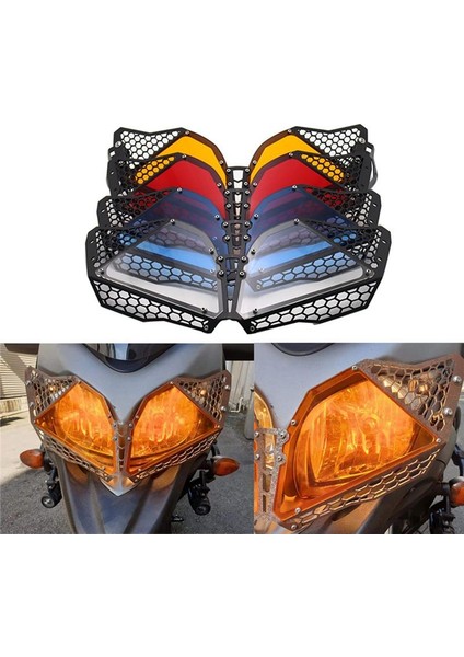 Suzuki V-Storm DL650 12-16 Motosiklet Cnc Modifiye Grille Far Kapağı Trim Kapağı Şeffaf (Yurt Dışından) indirimleri