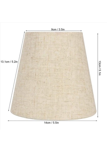 Candelabra Ampulleri Için 18 Ampul Seti Üzerinde Küçük Lamba Gölge Klips Masa Avize Duvar Lambası Için Namlu Kumaş Abajur (Yurt Dışından)