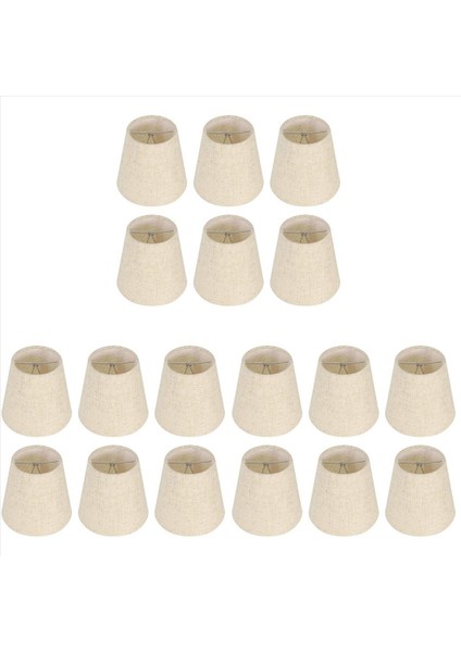 Candelabra Ampulleri Için 18 Ampul Seti Üzerinde Küçük Lamba Gölge Klips Masa Avize Duvar Lambası Için Namlu Kumaş Abajur (Yurt Dışından) fiyatları