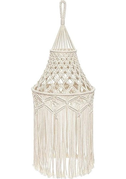 Makrome Lamba Gölge Asılı Kolye Işık Örtüsü Ofis Yatak Odası Oturma Odası Kreş Yurt Odası Bohem Ev Dekor (Yurt Dışından)