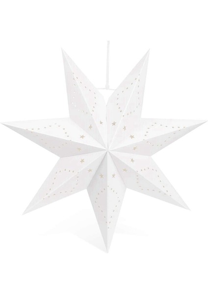 3x Asma Kağıt 7 Sivri Yıldız Feneri Noel Düğün Doğum Günü Dekorasyonu Için Noel Asma Yıldız Dekorasyonları (Yurt Dışından) modelleri