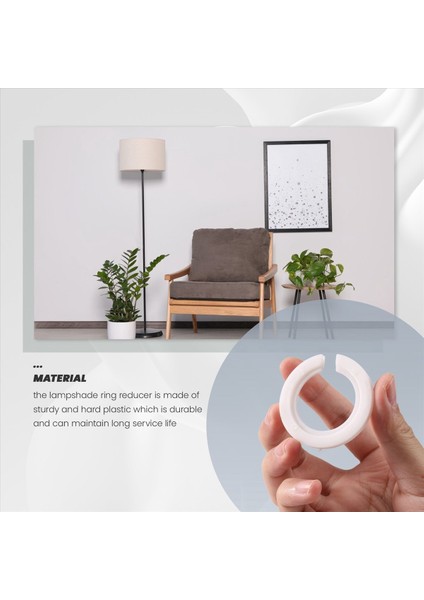 12 Adet Lamba Gölgesi E27 Ila E14 Delik Dönüştürücü Lamba Lambası Gölgelerini Kapmak Için Lambal Halka Redüktör (Yurt Dışından) modelleri