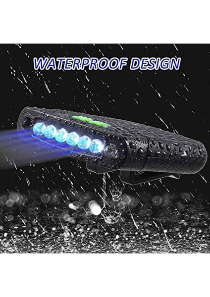 LED Şapka Işık Klipsi USB Şarj Edilebilir Şapka El Feneri Klip Su Geçirmez Şapka Işık Balıkçılık Kampı Için Uygun El Yapımı 2 Adet (Yurt Dışından) modelleri