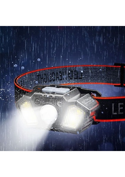 Indüksiyon Far LED Far Far USB El Feneri El Feneri Torçu Balıkçılık Kampı Için Işık (Yurt Dışından) modelleri