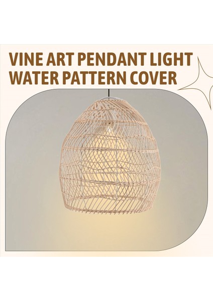 Rattan Lamba Kolye Işık Vintage Asma Labh Thenes E27 Oturma Odası Yemek Odası Ev Dekor Kafe Restoran Hanglamp (Yurt Dışından) fırsatları