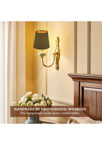 Küçük Lamba Gölge Seti 3 Avize Gölge Küçük Lamba Gölge Klipsi Şamdan Ampuller Için Tablo Avize Duvar Lambası (Yurt Dışından) indirimleri