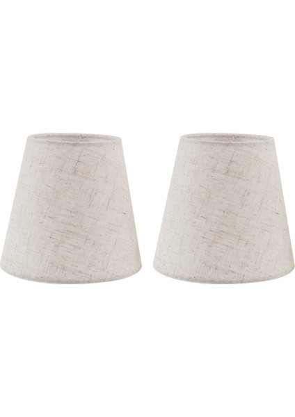 2pcs Küçük Lamba Gölge Kumaş Lamba Kapağı Avize Lamba Toz Kapağı Kumaş Lamba Aksesuarı Masa Lambası ve Zemin Işığı Için (Yurt Dışından)