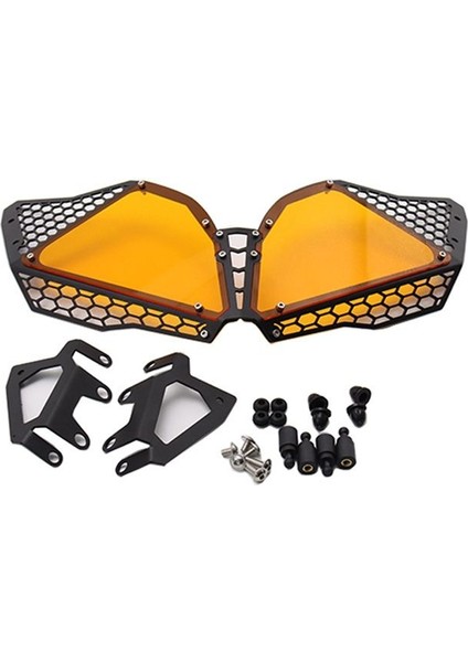 Suzuki V-Storm DL650 12-16 Motosiklet Cnc Modifiye Grille Far Kapağı Trim Kapak Turuncu (Yurt Dışından)