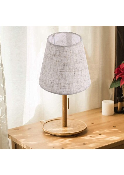 2x Küçük Lamba Gölgesi Bez Lambası Kapağı Avize Lamba Toz Kapağı Kumaş Lamba Aksesuar Masa Lambası ve Zemin Işığı Için (Yurt Dışından) fırsatları