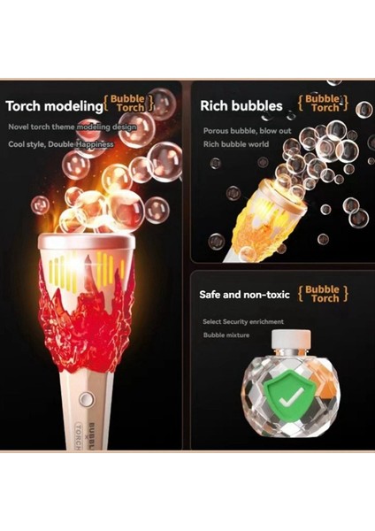 Olimpiyat Torç Kabarcık Makinesi Olimpiyat Torçu Pervane Kabarcık Makinesi Işık Yaz Kabarcık Oyuncak Çocuk Si B (Yurt Dışından) fiyatları