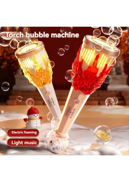 Olimpiyat Torç Kabarcık Makinesi Olimpiyat Torçu Pervane Kabarcık Makinesi Işık Yaz Kabarcık Oyuncak Çocuk Si B (Yurt Dışından) fırsatları