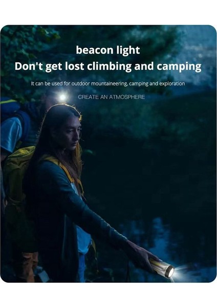 Çok Fonksiyonlu Kamp Hafif Açık Dış Mekan Taşınabilir Aydınlatma Şarj Edilebilir Lamba Güçlü El Feneri Çadır Ekipmanları Malzemeleri (Yurt Dışından) fırsatları