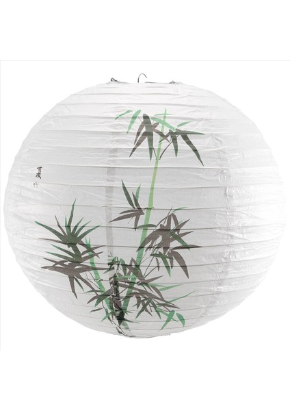 40CM Lamba Gölge Kağıt Fener Oryantal Tarzı Işık Dekorasyonu Çince Desen Bambu (Yurt Dışından) fiyatları