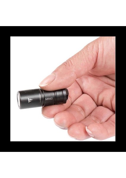 2x Trustfire Mini2 CA18-3X 220 Lümenler 2-Modlu Mini USB Şarj LED El FENERI+1X10180 (Yurt Dışından)