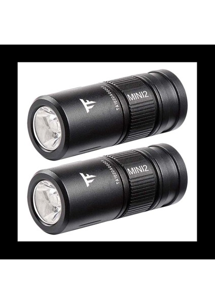 2x Trustfire Mini2 CA18-3X 220 Lümenler 2-Modlu Mini USB Şarj LED El FENERI+1X10180 (Yurt Dışından) modelleri