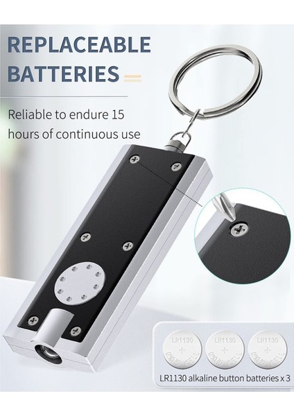 Mini LED Keychain El Feneri 12 Lümen Taşınabilir Ultra Parlak Işık Edc Açık Mekan Kamp Yürüyüşü ve Acil Durum Aydınlatma (Yurt Dışından) indirimleri
