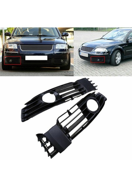 1paır Lh+Rh Araç Aksesuarları Ön Tampon Sis Lambası Izgara Izgaraları Çerçeve 3B0853665L 3B085366L Passat B5 5 2001-2005 (Yurt Dışından) modelleri