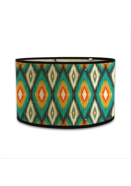 Labla Gölgeleri Baskı Oval Lamba Gölgesi 30X30X20CM Avizeler ve Zemin Lambaları Için Vintage Lamba Tonları C (Yurt Dışından)