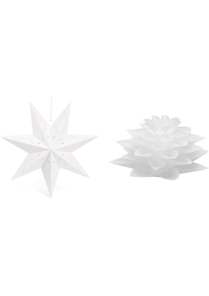 Lotus Avize Abajur Diy Lotus Çiçek 7 Sivri Yıldız Fener ile Altı Katmanlı Lamba (Yurt Dışından)