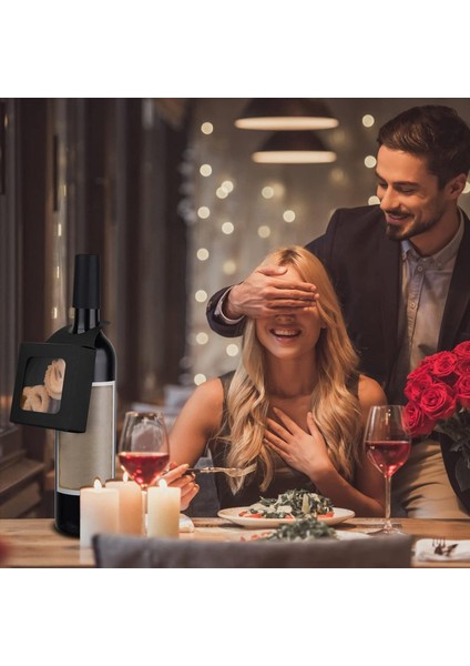 Pencereli Şarap Şişesi Kutusu 30 Adet Şarap Kutusu Şarap Kutuları Lehine Kutu Charcuterie Kutusu Sabun Ambalaj Kutusu Siyah (Yurt Dışından) modelleri