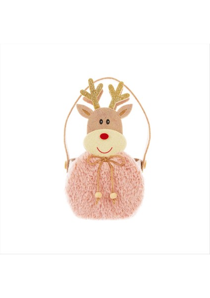 Noel Şeker Çantası Ren Geyiği Çanta Kış Leri Şeker Elma-Bag-Elk Tasarım Malzemeleri Noel Kış Beyaz (Yurt Dışından) modelleri