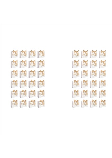 48 Pack Küçük Teşekkürler Çantası Partisi Favor Çantalar Altın Yay Şeridi Kağıt Çantaları F Tedavisi (Yurt Dışından)