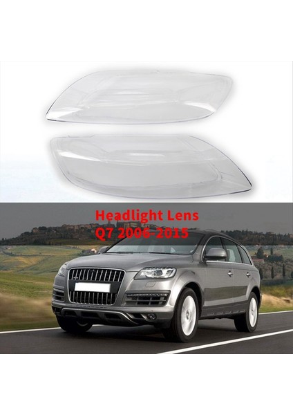 Far Kabuğu Araba Far Kafa Hafif Lamba Lens Kabuk Kapağı Audi Q7 2006-2015 4L0941029 4L0941030 (Yurt Dışından) fırsatları