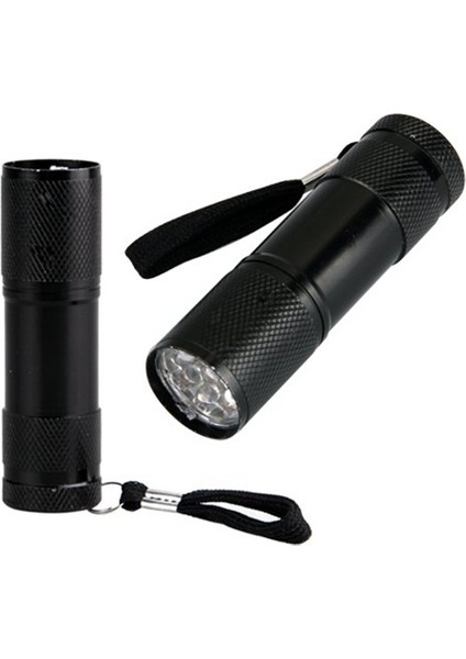 (R) 5 Uv Ultra Violet Blacklight 9 LED El Feneri Torçu Işık Açık Havada (Yurt Dışından) modelleri
