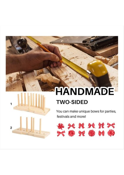 Çelenk Yay Maker Aracı Kurdele Tatil Çelenkleri Ahşap Çelenk Yay Maker Aracı Için Bow Maker Yayları Oluşturmak Için (Yurt Dışından) fırsatları