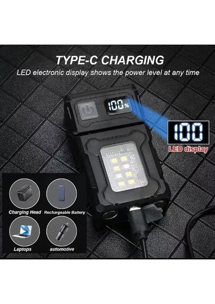 Mini USB Şarj Edilebilir LED El Feneri Taşınabilir Kuyruk Mıknatıs El Feneri Parlak Kamp Fener Side Cob Acil Durum Işık (Yurt Dışından) fırsatları