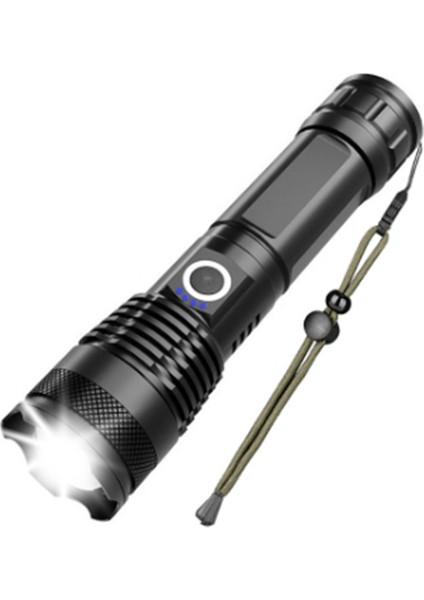 P70 Lamba Boncuk El Feneri Dış Mekan Taşınabilir El Feneri Geri Çekilebilir Zoom El Feneri Kamp Balıkçılık Aydınlatma (Yurt Dışından)