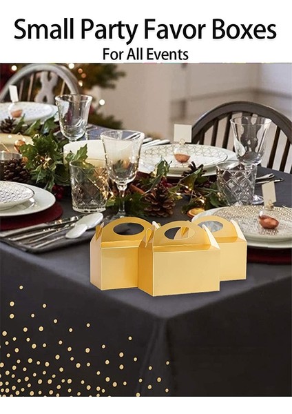 50 Pcs Partisi Kutuları Beyaz Şeker Kutuları Parti Tutlu Kağıt Kurabiye Çantaları Gable Kutuları Haki (Yurt Dışından) indirimleri