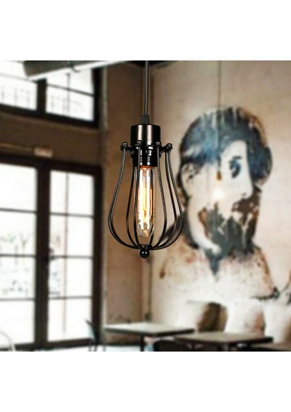 Endüstriyel Vintage Kolye Işık Asma Tavan Metal Gölge Çatı Loft Lamba Armatürü (Yurt Dışından) indirimleri