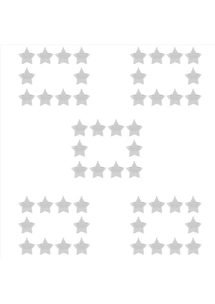 50 Set 80MM Dıy Doldurabilen Toplar Temiz Plastik Süsler Toplar Noel Ağacı Süsü Bible Parti Malzemeleri (Yıldız Şekeri) (Yurt Dışından) fiyatları