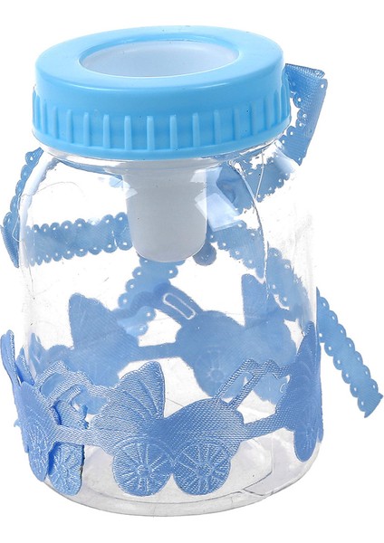 100PCS Bıll Bıfate Şeker Kutusu Partisi Malzemeleri Bebek Besleme Şişesi Düğün Iyilik ve Ler Kutusu (Açık Mavi) 9 x 4cm (Yurt Dışından) modelleri