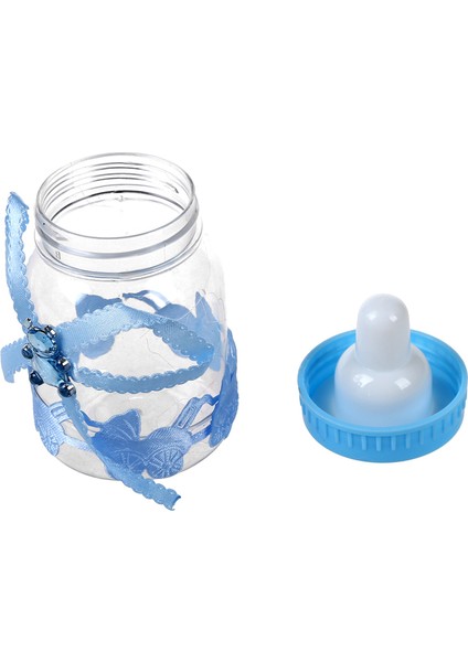 100PCS Bıll Bıfate Şeker Kutusu Partisi Malzemeleri Bebek Besleme Şişesi Düğün Iyilik ve Ler Kutusu (Açık Mavi) 9 x 4cm (Yurt Dışından) indirimleri