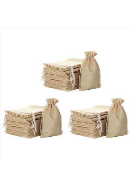 75 Pcs 5 9 Inç x 8 Inç Doğal Keten Çuval Çantalar Çantaları Için Jüt Çizme (Yurt Dışından)