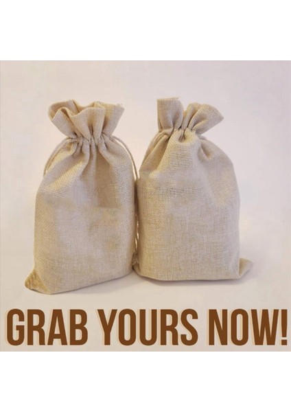 75 Pcs 5 9 Inç x 8 Inç Doğal Keten Çuval Çantalar Çantaları Için Jüt Çizme (Yurt Dışından) fiyatları