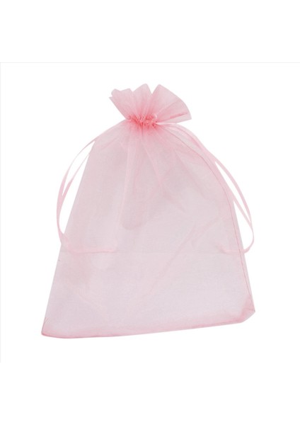 400PCS Büyük Organza Çantaları Allık Pembe 17X23 cm Mesh Çantaları Noel Düğünü Için Takı Torbaları Drawstring Tepeleri (Yurt Dışından) modelleri