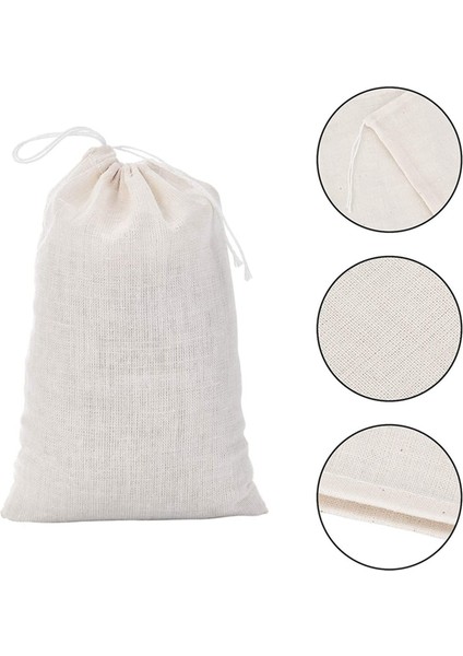 400 Paket Pamuk Muslin Torbaları Poşet Çantası Çay Takı Düğün Partisi Için Çok Amaçlı Çekme Çantaları (4 x 6 Inç) (Yurt Dışından) modelleri