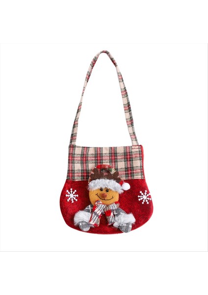 Kumaş Noel Çantası Noel Elma Çantası Parti Lehine Çantalar Karikatür Noel Çanta Partisi Xmas Tatil Çantaları (Yurt Dışından) indirimleri