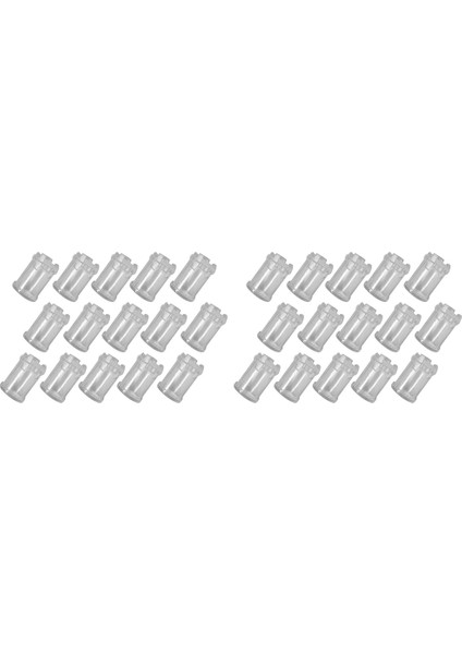 200PCS 5mm LED Işık Yayılan Diyot Abajur Işık Kılavuzu Sütun Işık Kapağı Koruyucu Kapak LED Şeffaf Lamba Kapağı (Yurt Dışından)