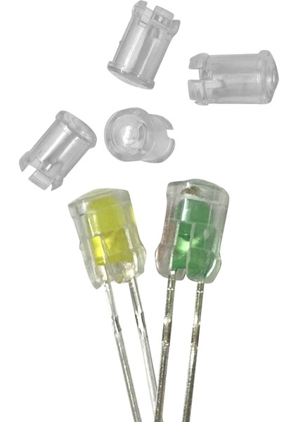 200PCS 5mm LED Işık Yayılan Diyot Abajur Işık Kılavuzu Sütun Işık Kapağı Koruyucu Kapak LED Şeffaf Lamba Kapağı (Yurt Dışından) indirimleri