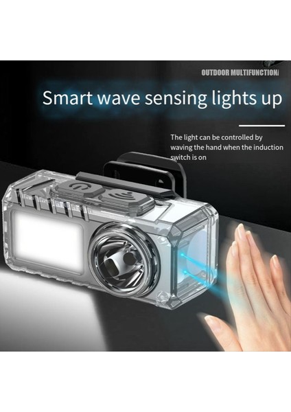 LED Far Hareket Sensörü Kamp Balıkçı Fener USB Mıknatıs Uyarı Lambası ile Şarj Edilebilir Işık (Yurt Dışından) modelleri